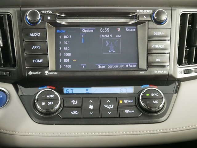 Used 2018 Electric Storm Blue Toyota Hybrid XLE image 20
