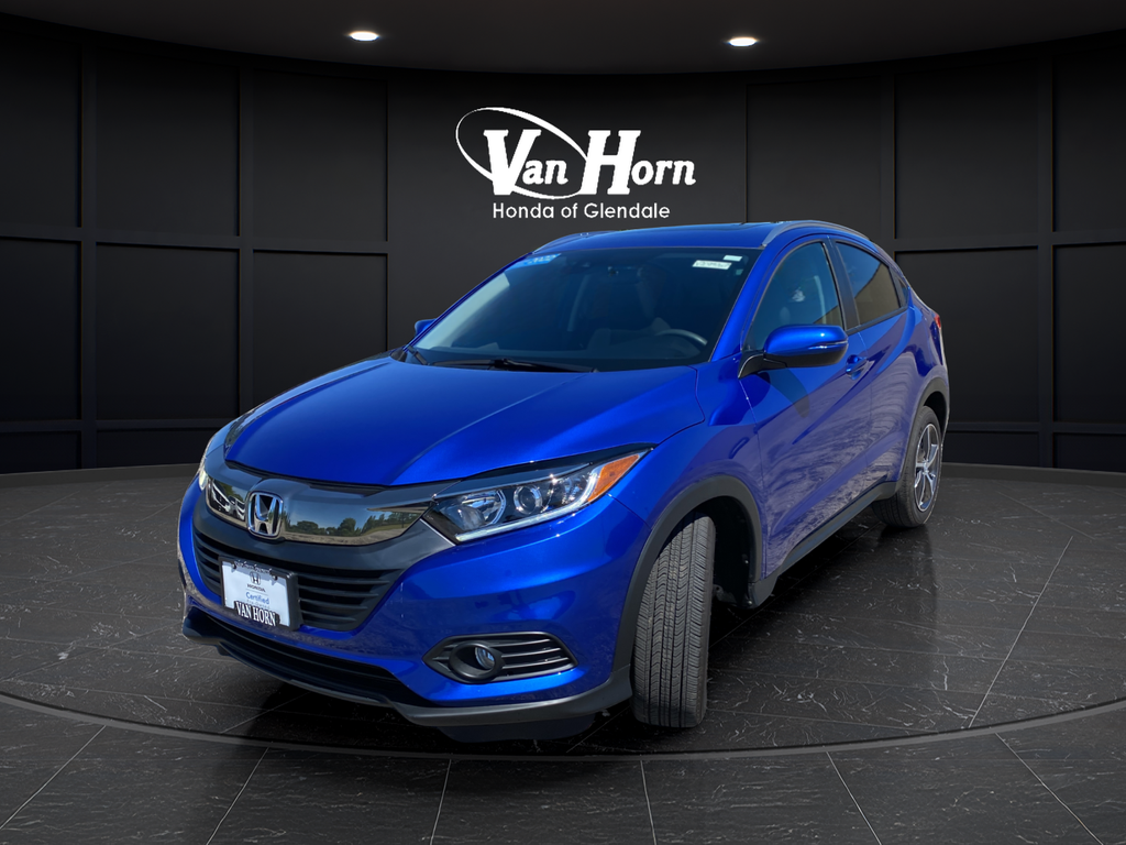 Certified Used 2022 Aegean Blue Metallic Honda EX image 3