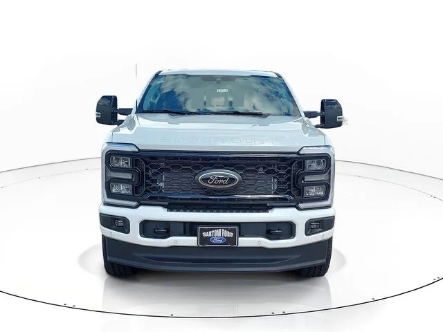 New 2026 White Metallic Ford Lariat image 2