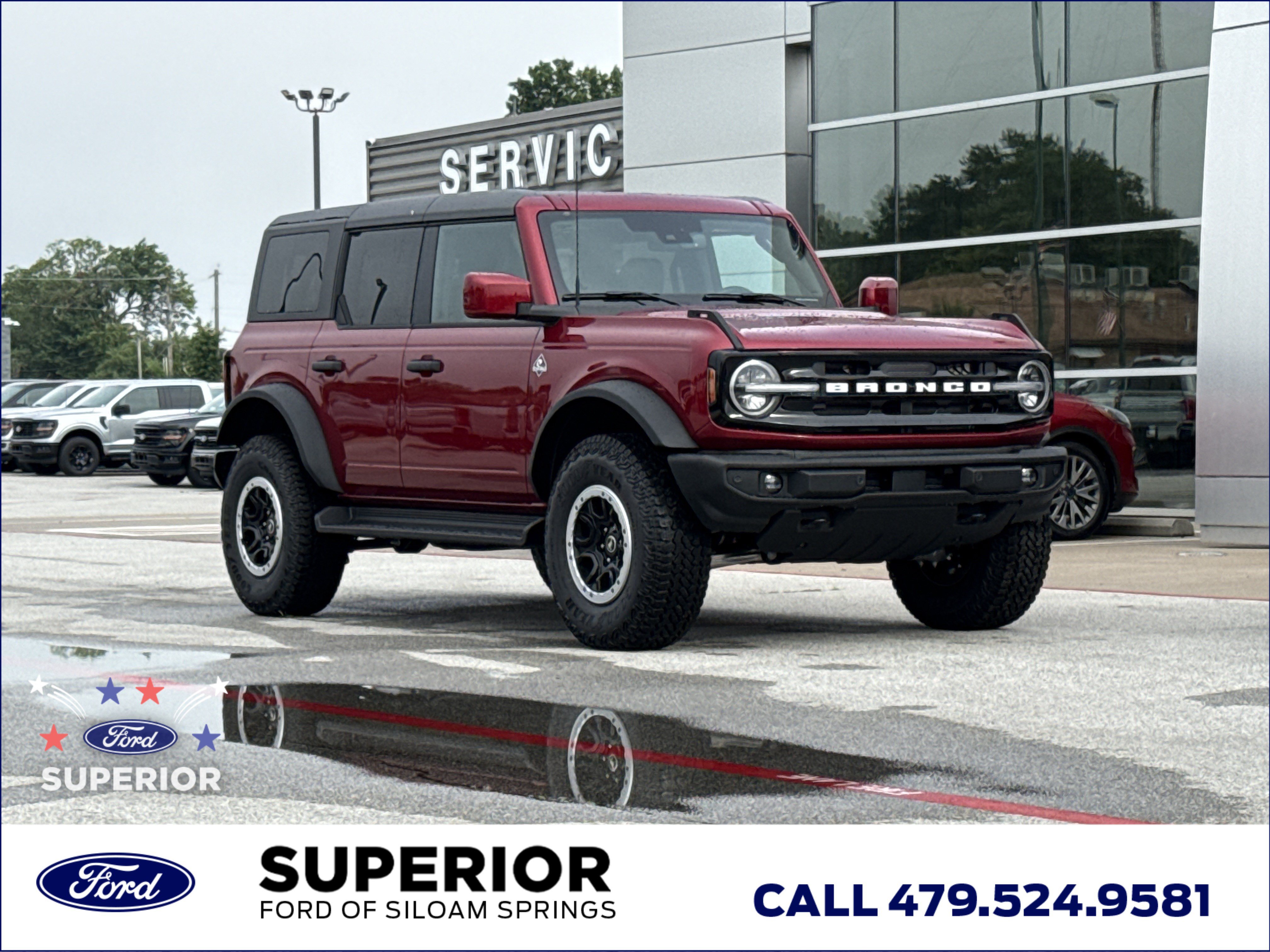 New 2026 Ruby Red Metallic Tinted Clearcoat Ford Outer Banks 4WD image 1