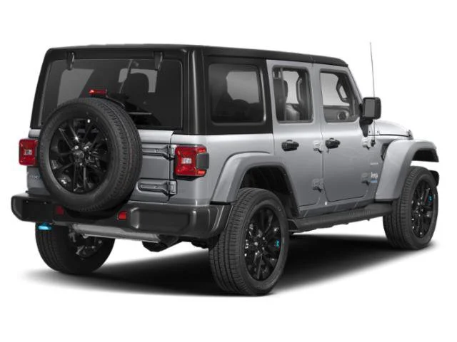 Used 2023 Silver Jeep Sahara 4xe image 2