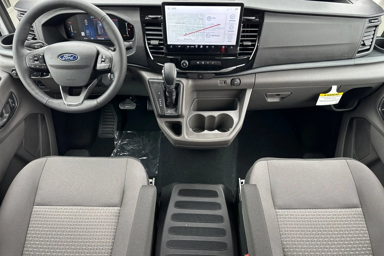 New 2026 Oxford White Ford Passenger Van XLT image 9