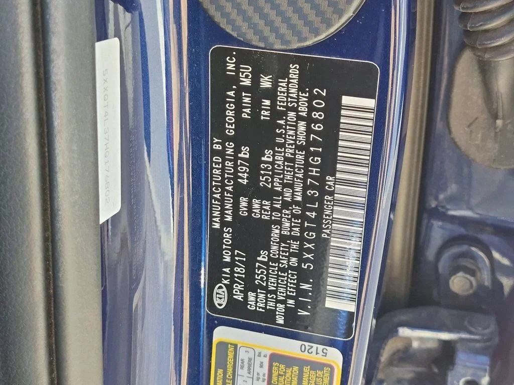 Used 2017 Blue Kia LX image 24