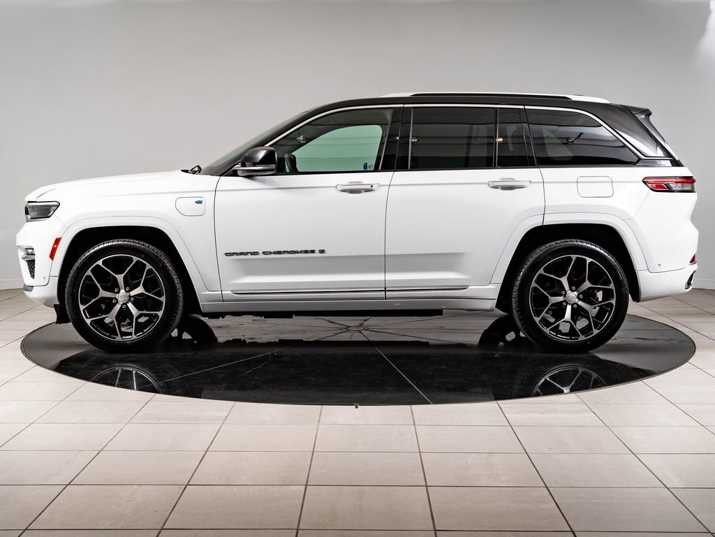 Used 2022 Bright White Clearcoat Jeep Summit Reserve 4xe image 5