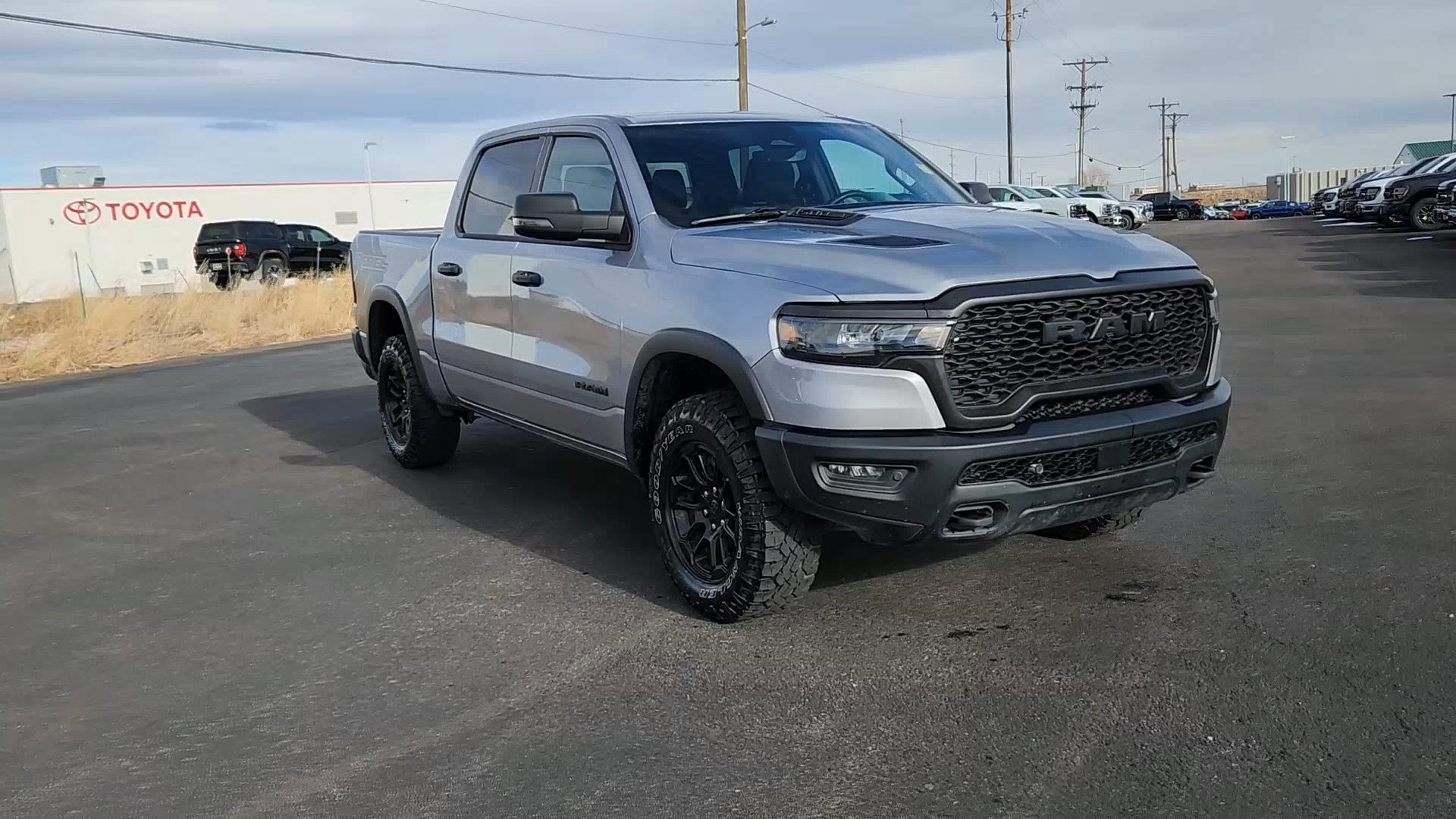 Used 2025 Billet Silver Metallic Clearcoat Ram Rebel image 4