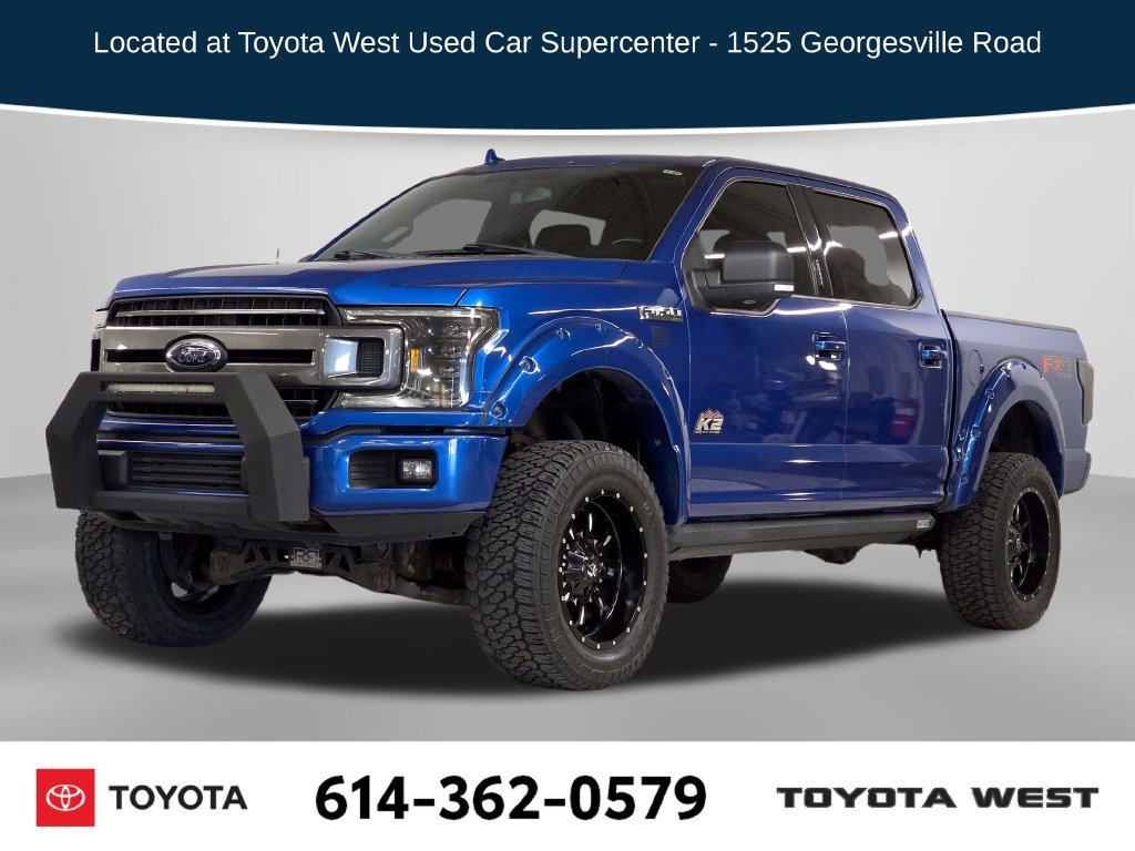 Used 2018 Blue Ford XLT image 1