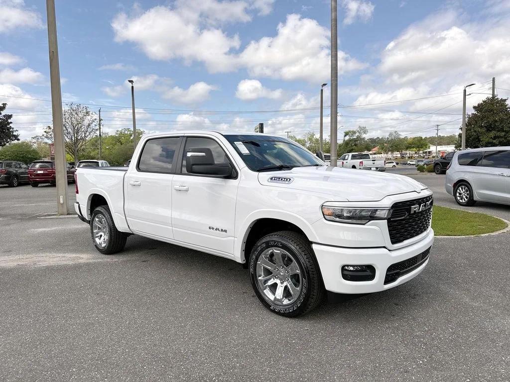 New 2026 Bright White Clear-Coat Exterior Paint RAM Big Horn/Lone Star image 1