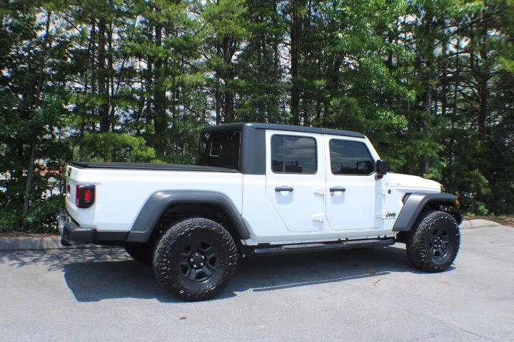 Used 2024 Bright White Clearcoat Jeep Sport image 2