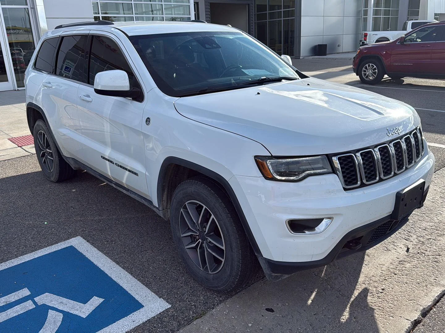 Used 2020 Bright White Clearcoat Jeep North image 2