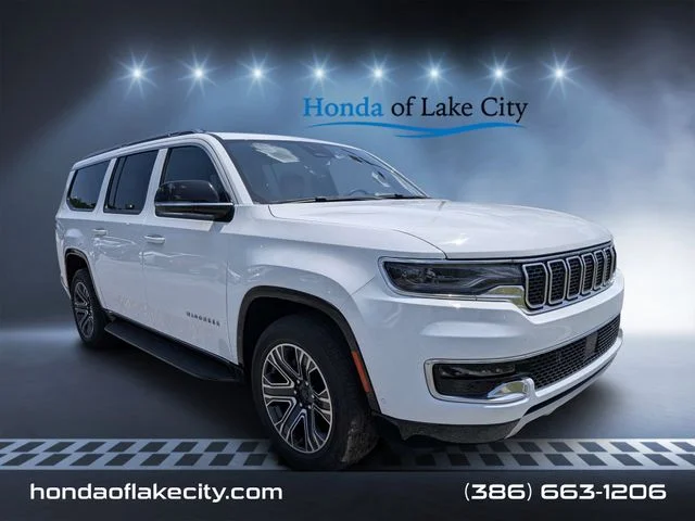 Used 2024 Bright White Clearcoat Jeep Series II image 1
