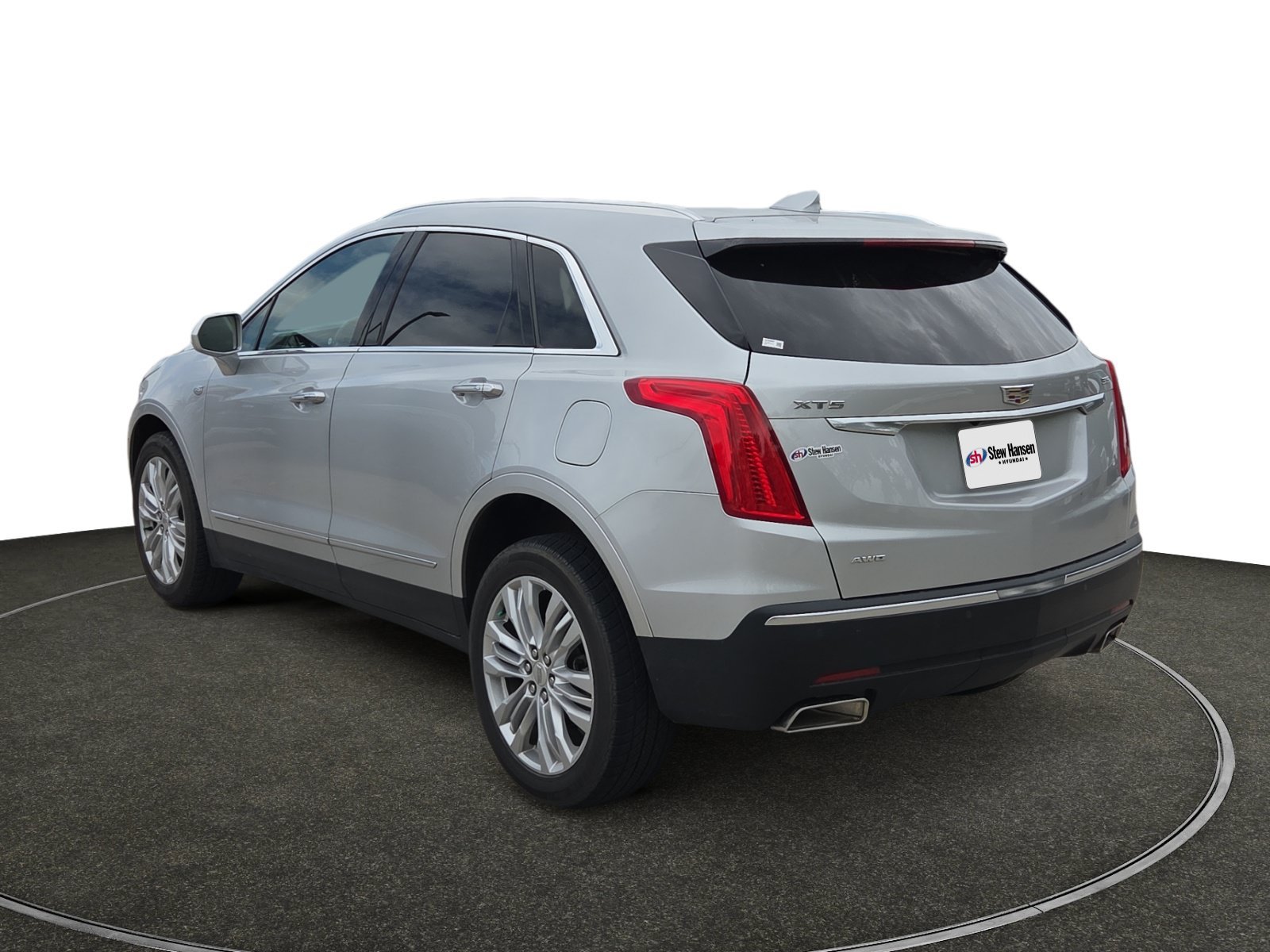 Used 2017 Radiant Silver Metallic Cadillac Premium Luxury AWD image 3