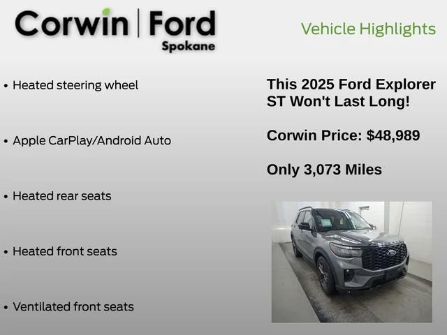 Used 2025 Gray Ford ST image 4