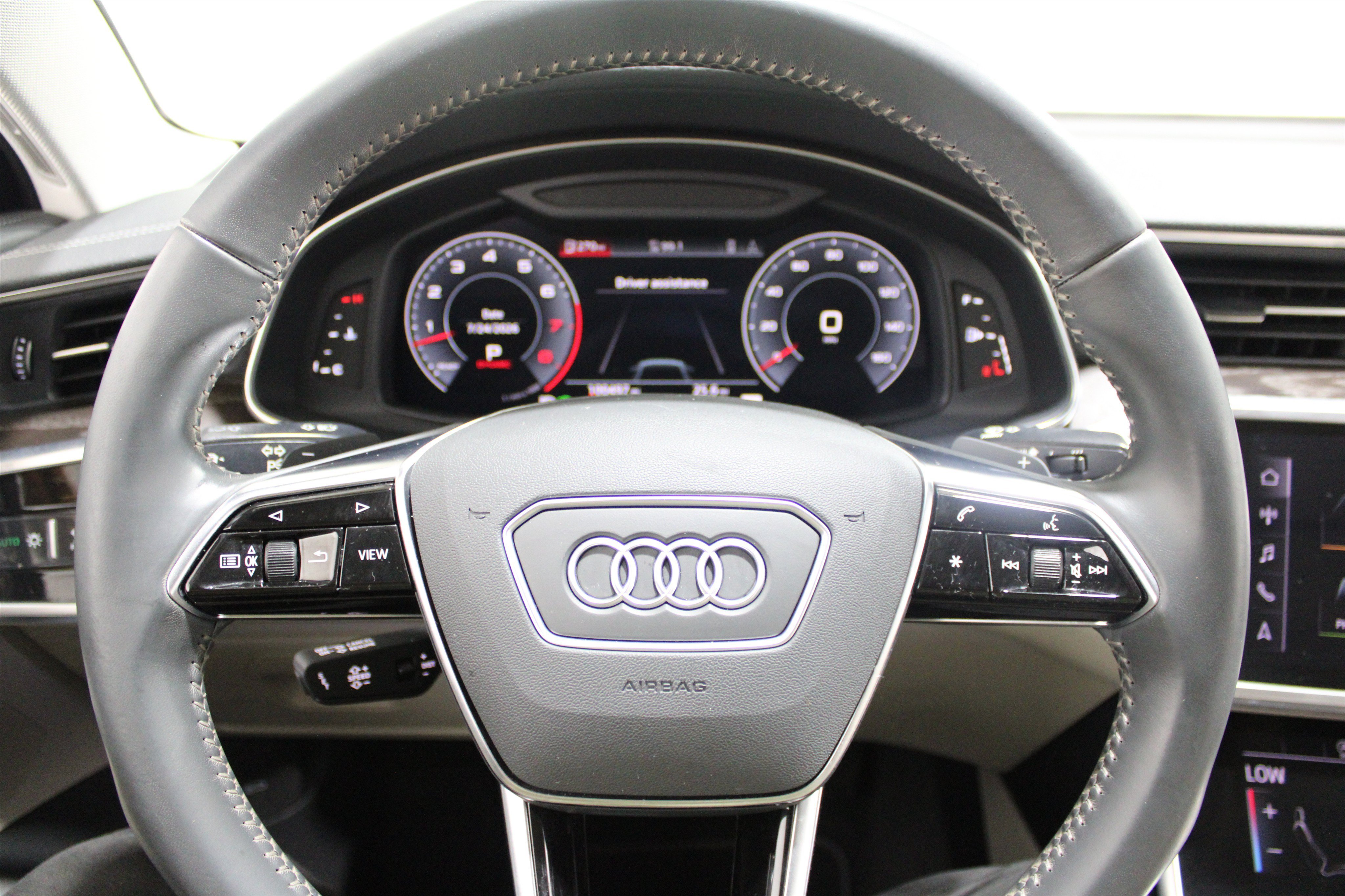 Used 2019 Glacier White Metallic Audi Premium Plus All-Wheel Drive image 7