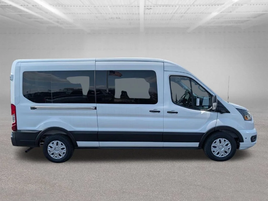 New 2026 Oxford White Ford Passenger Van XLT image 12