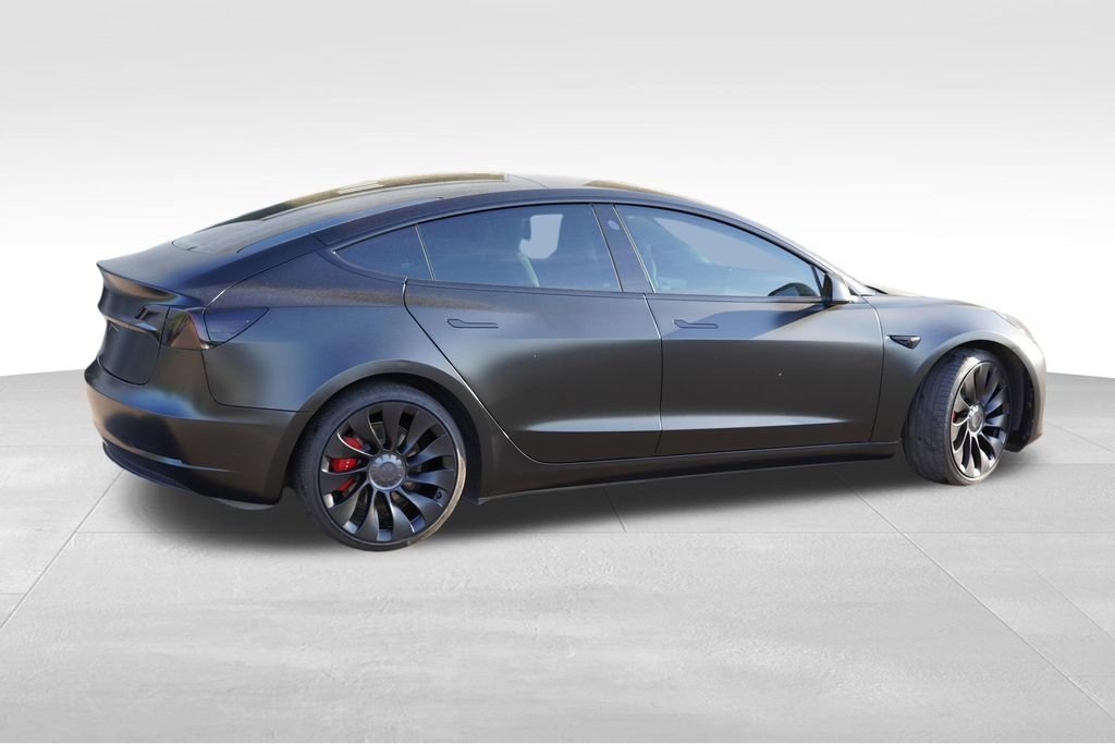 Used 2023 Matte Black Tesla Performance image 4
