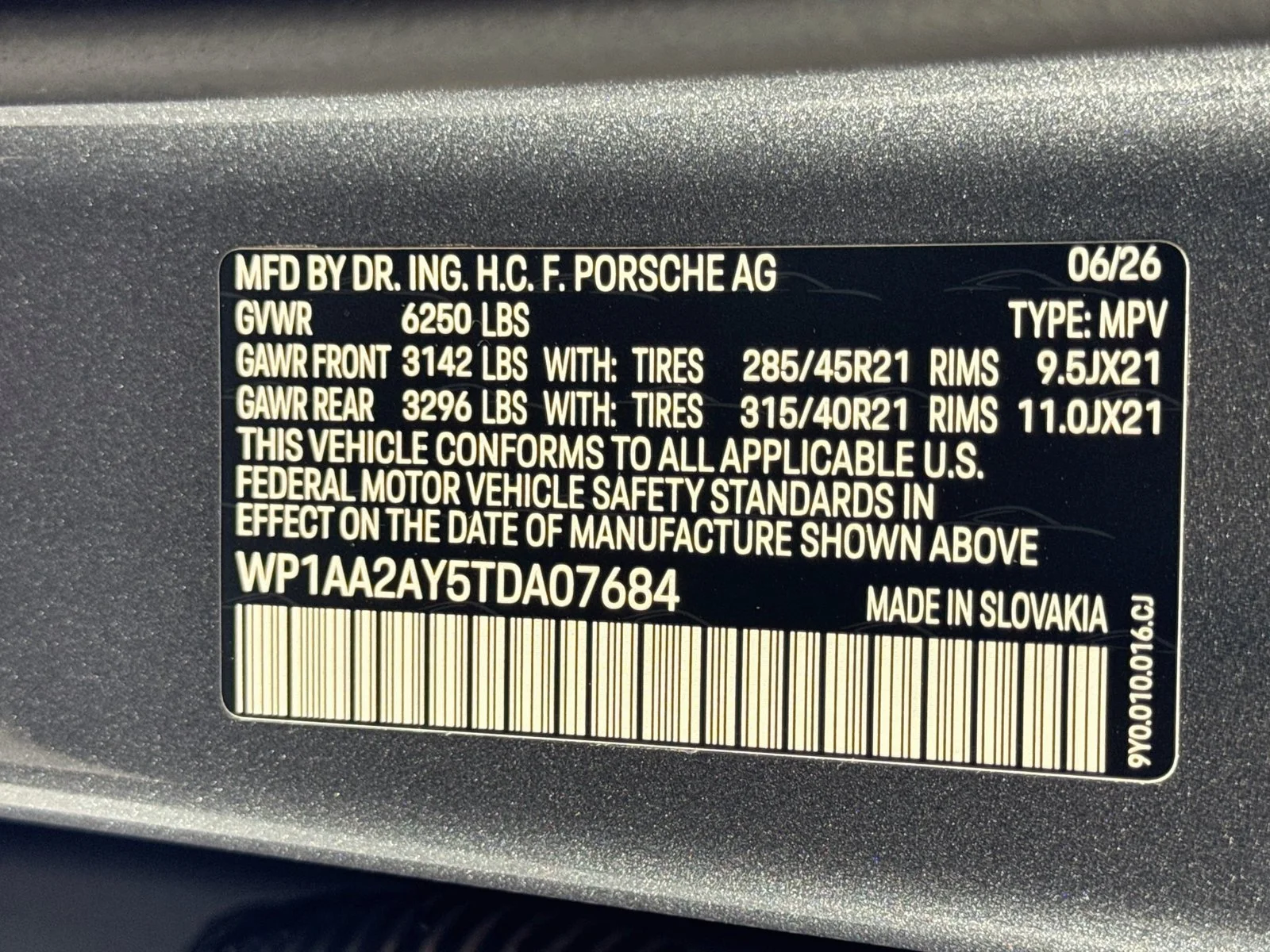 New 2026 Vanadium Grey Metallic Porsche  image 27