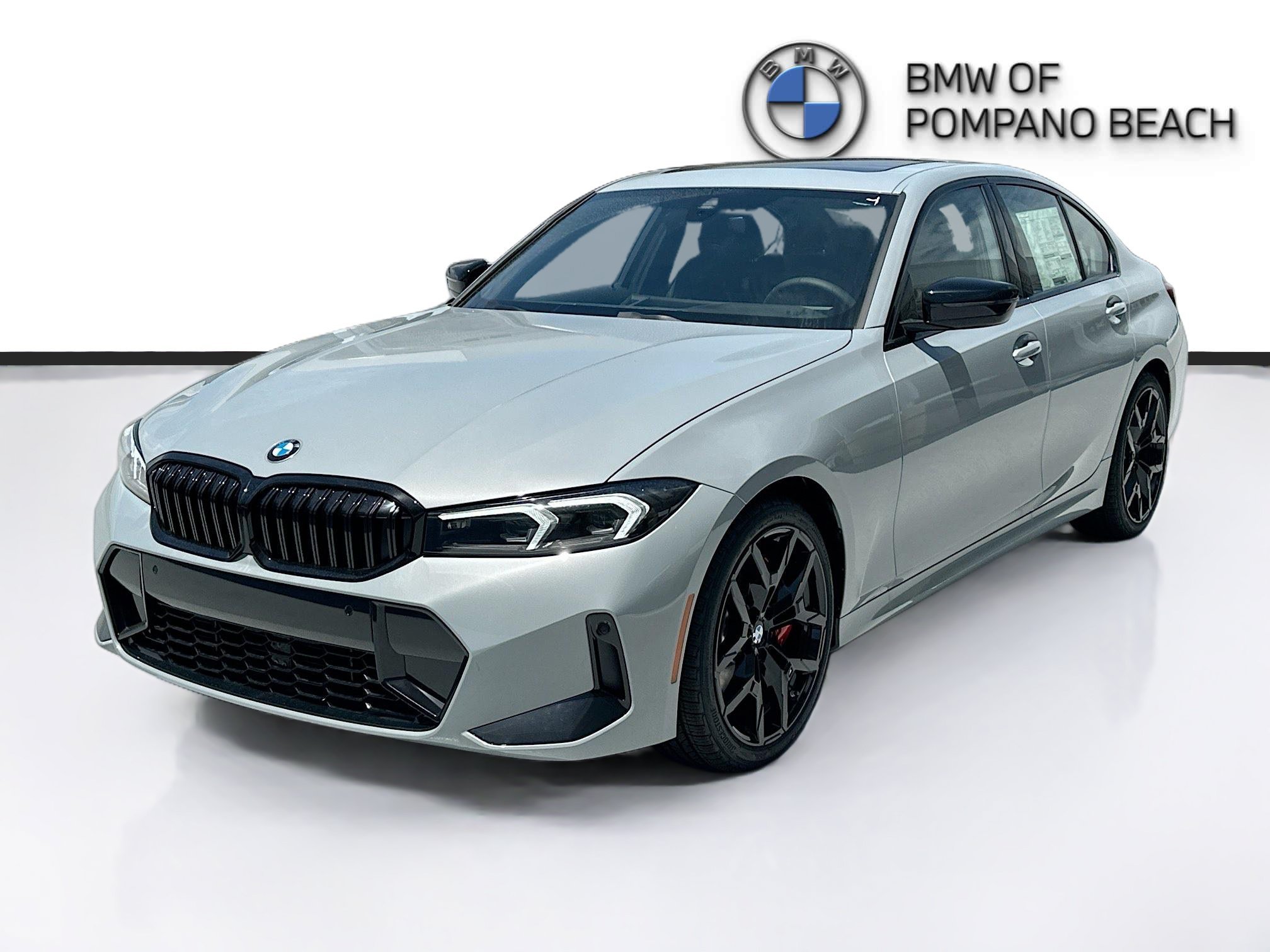New 2026 Brooklyn Grey Metallic BMW 330i image 3