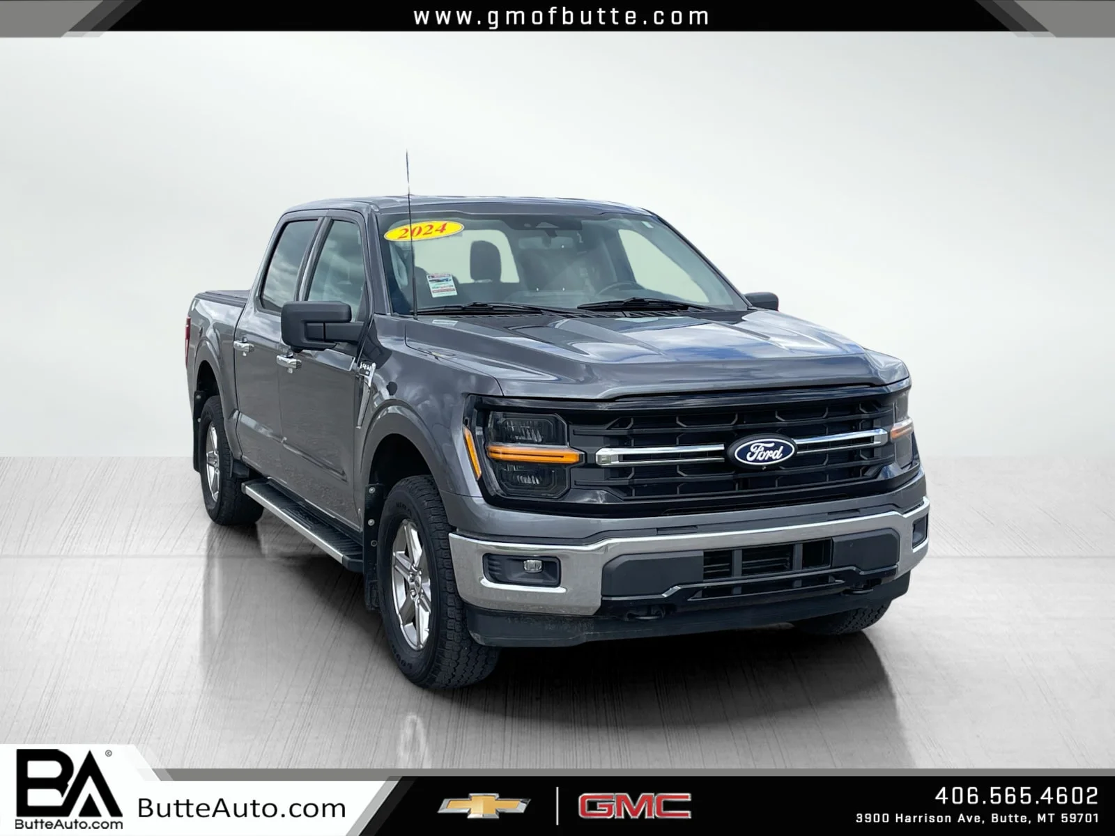 Used 2024 Carbonized Grey Metallic Ford XLT image 1