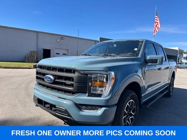 Used 2023 Blue Ford Lariat image 2