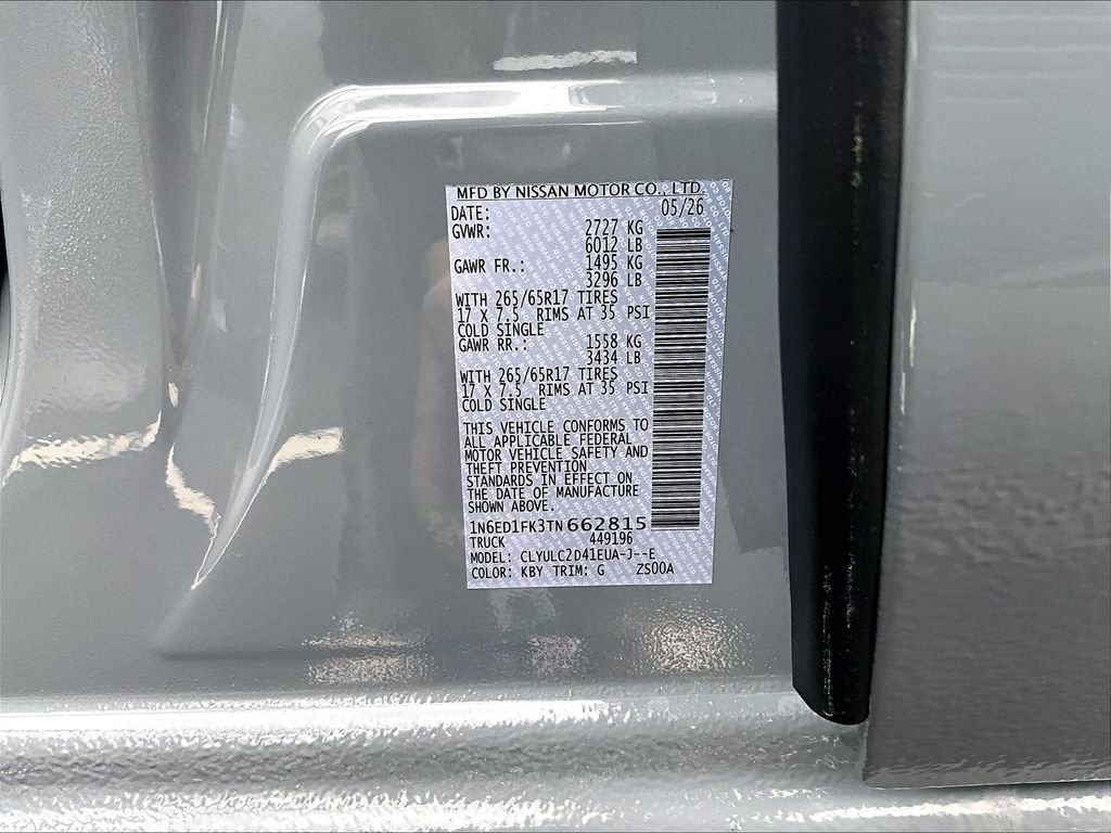 2026 Nissan Frontier — photo 14