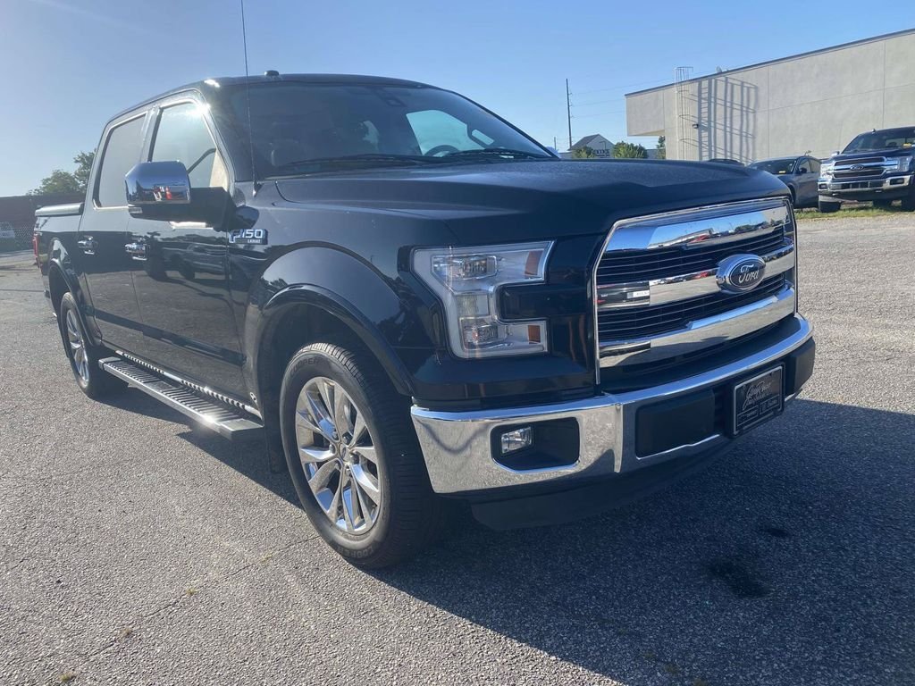 Used 2016 Shadow Black Ford Lariat image 1