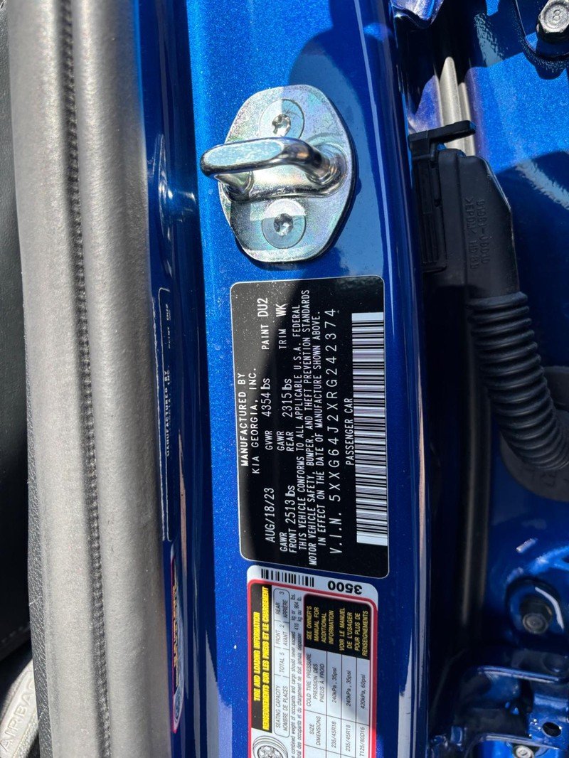 Used 2024 Sapphire Blue Kia GT-Line Auto FWD image 20
