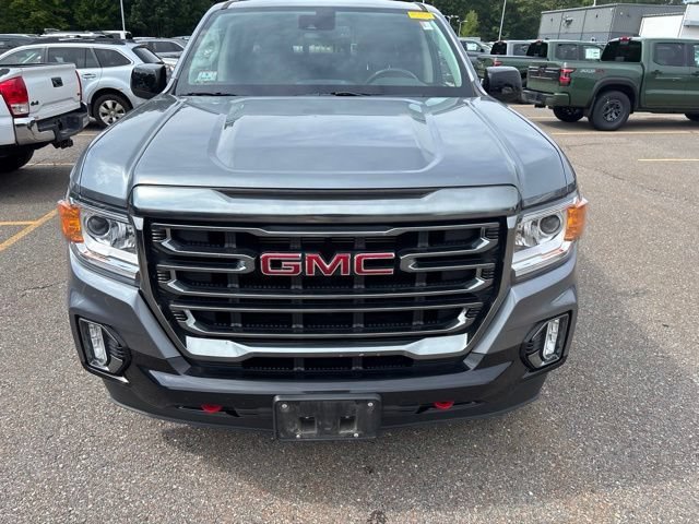 Used 2021 Satin Steel Metallic GMC 4WD AT4 w/Leather image 2