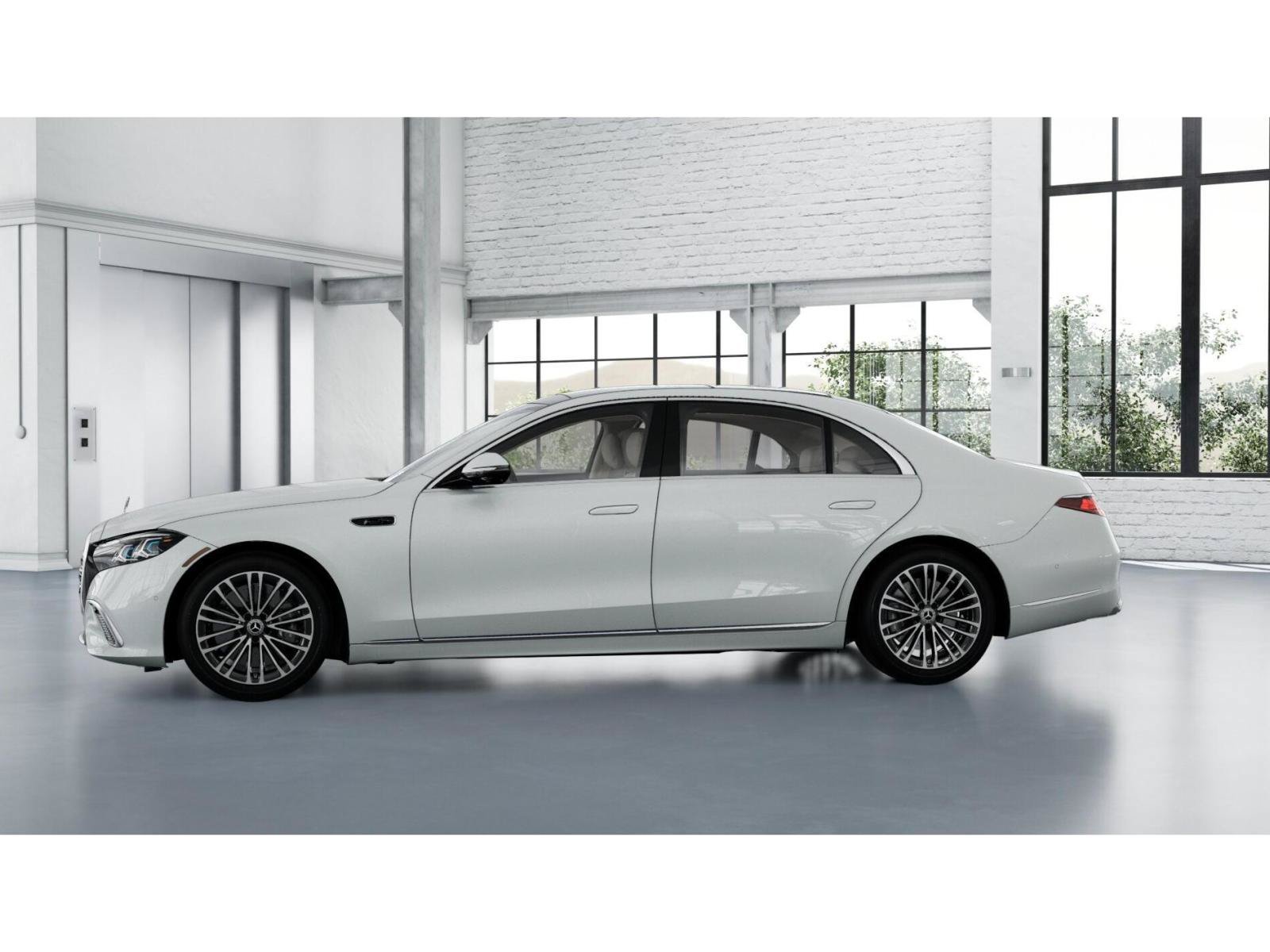 New 2027 MANUFAKTUR Moonlight White Metallic Mercedes-Benz S 500 4MATIC® Sedan image 35
