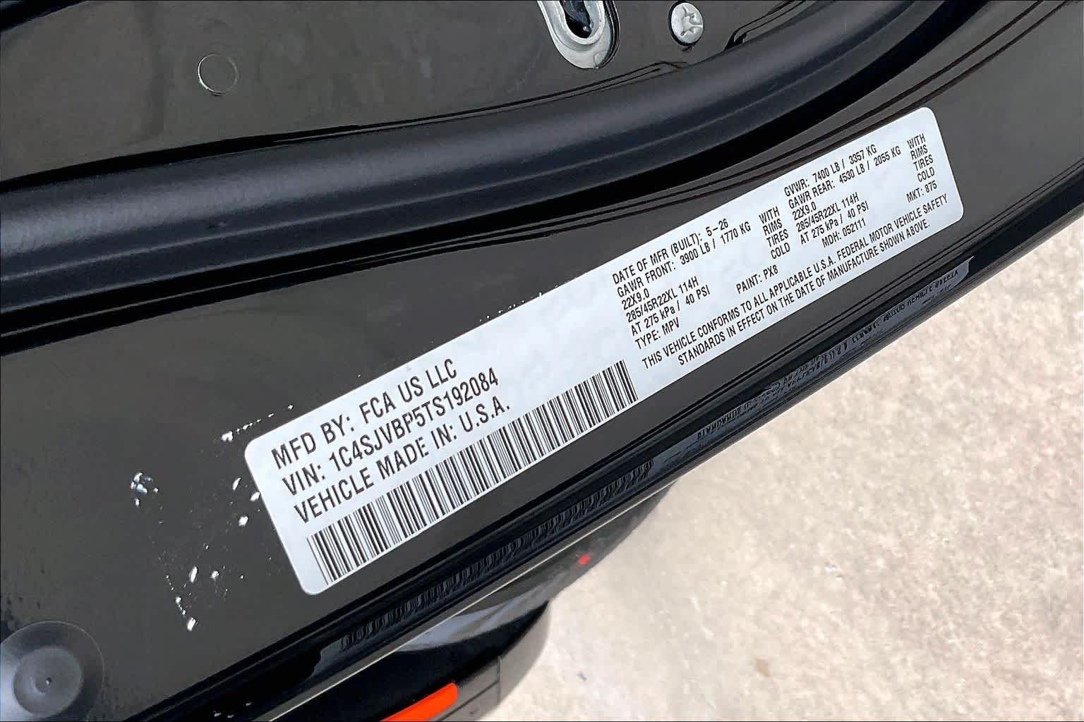 New 2026 High Gloss Black Exterior Paint Jeep Limited Reserve image 20