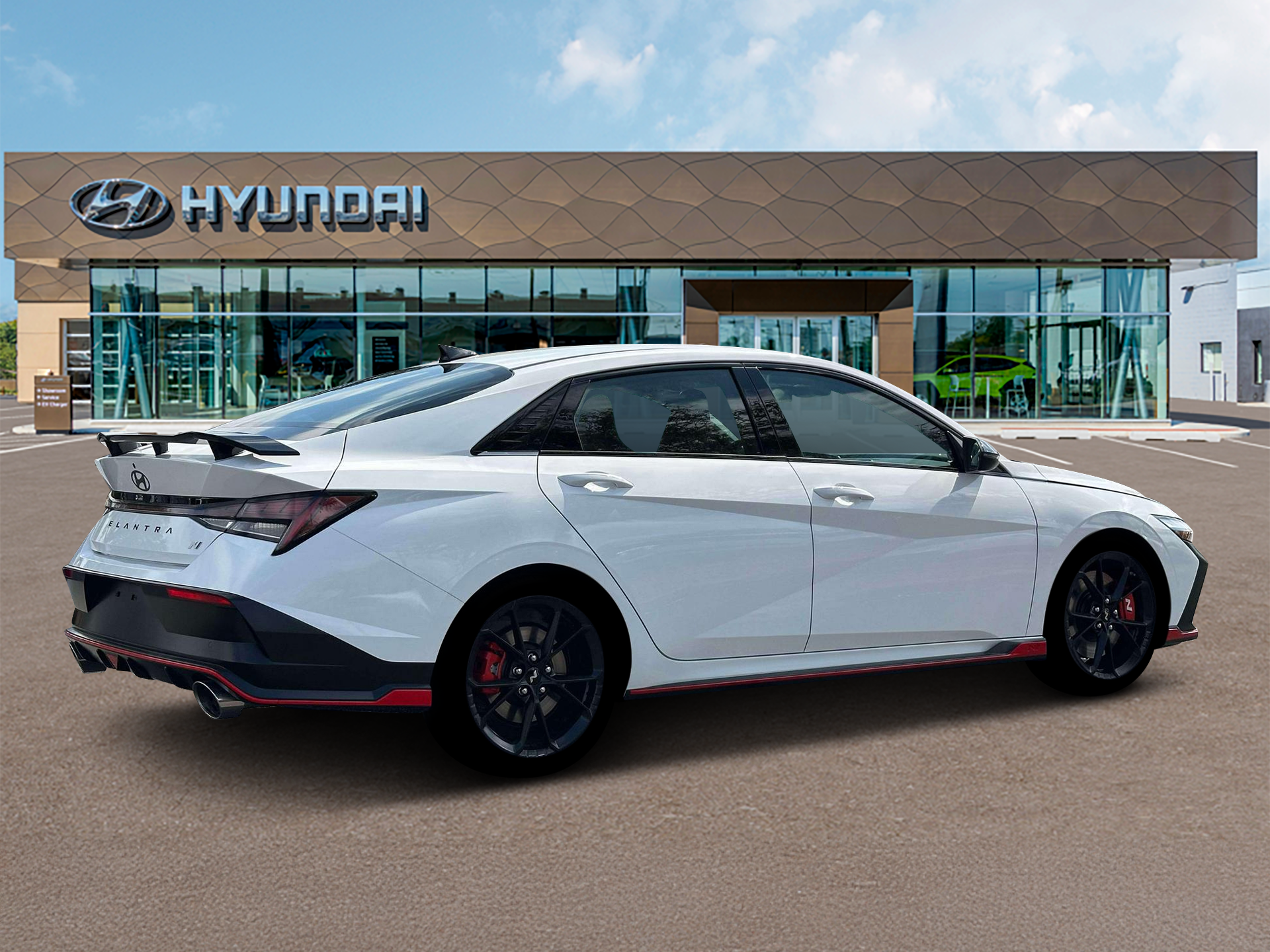 New 2026 Atlas White Hyundai Sedan image 8
