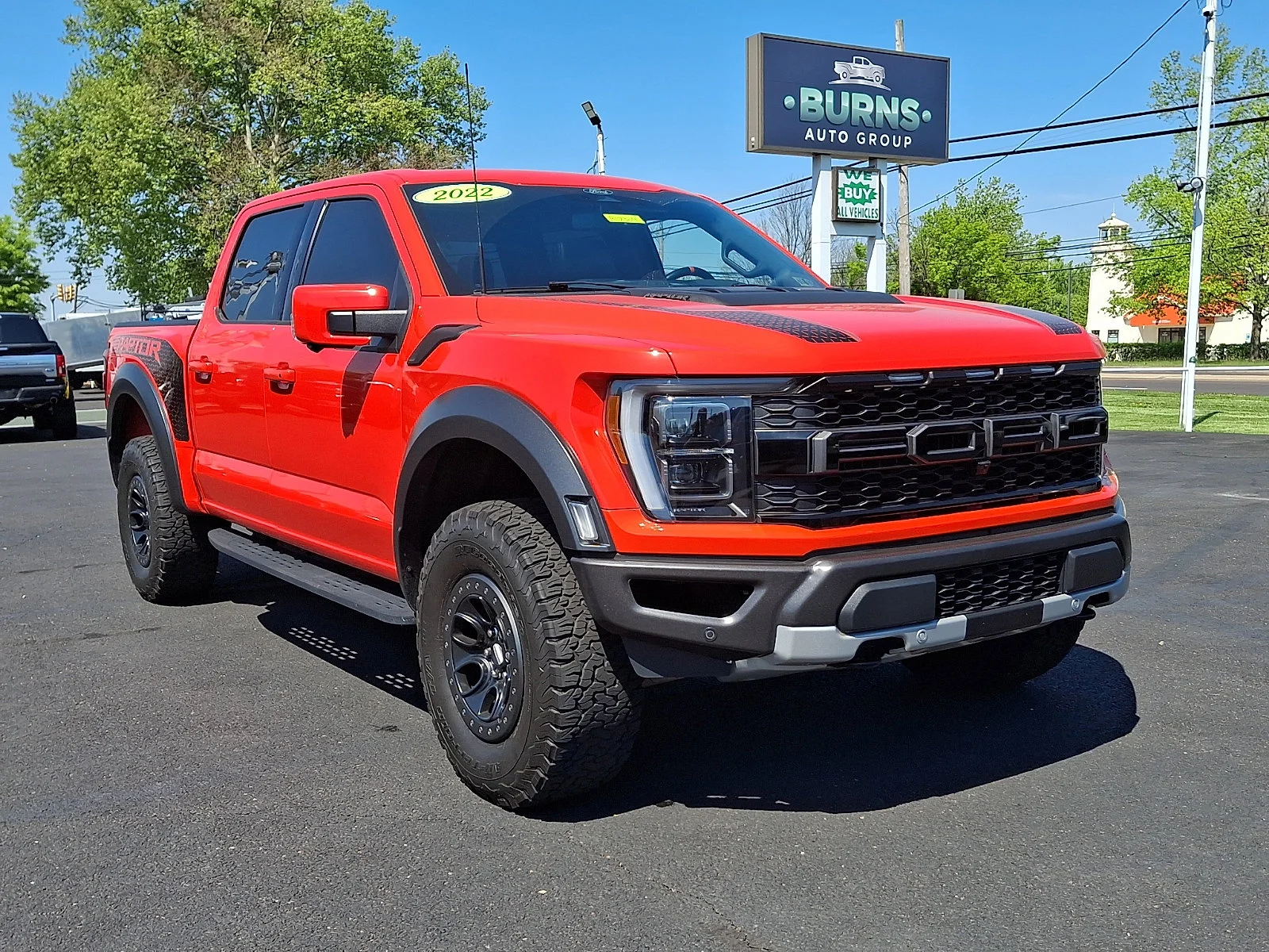 Used 2022 Code Orange Metallic Ford Raptor image 2
