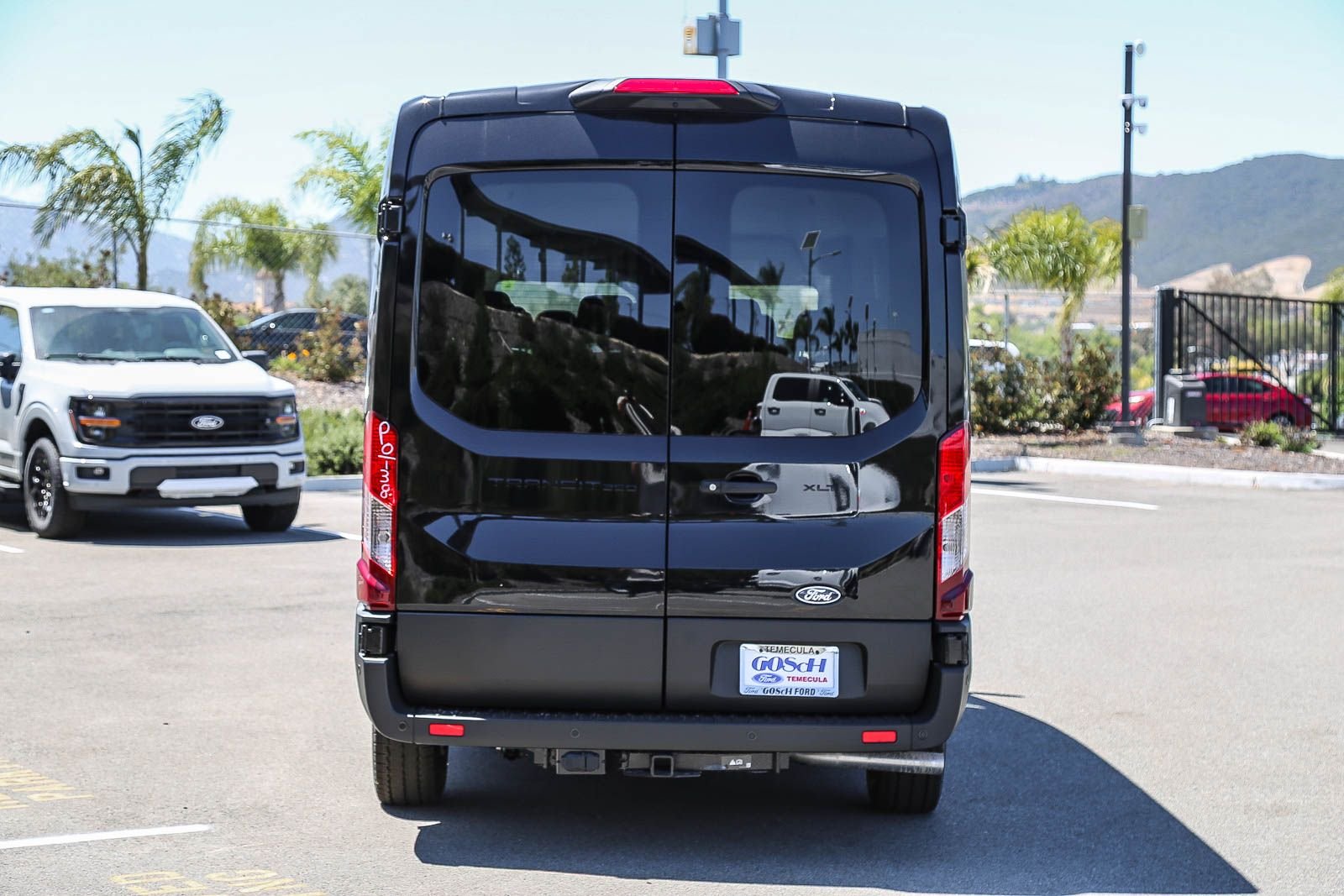 New 2026 Agate Black Metallic Ford Passenger Van XLT image 5