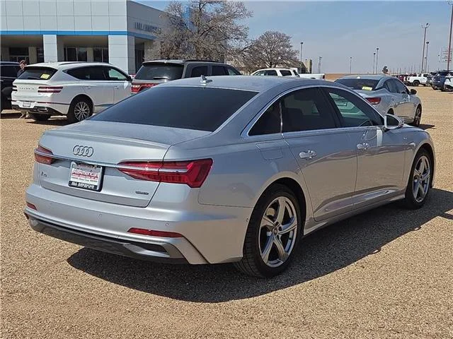 Used 2024 Florett Silver Metallic Audi 55 Premium Plus (S tronic) All-Wheel Drive quattro image 4