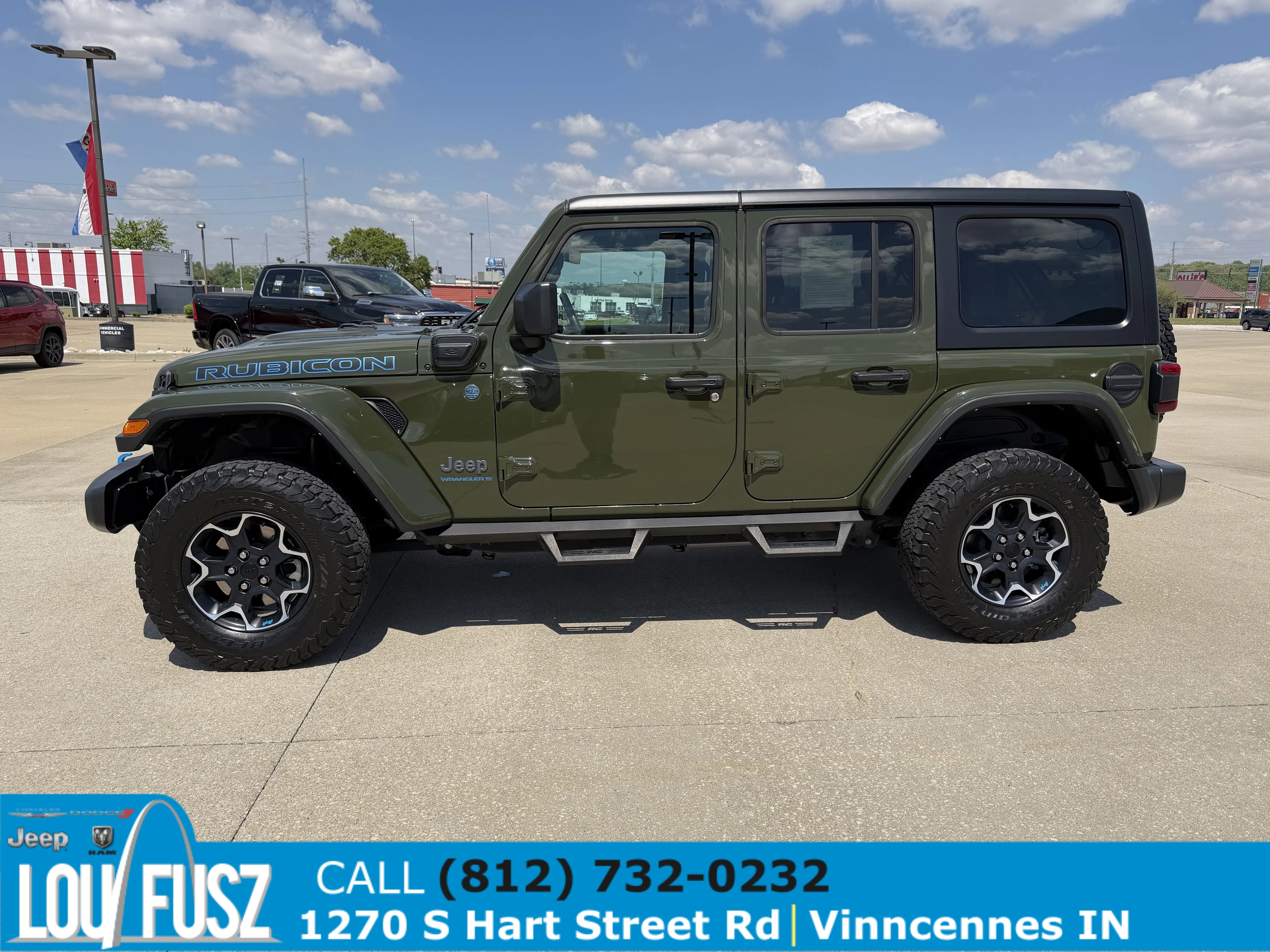 Used 2023 Sarge Green Clearcoat Jeep Rubicon image 4
