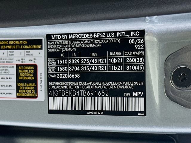 New 2026 Cirrus Silver Metallic Mercedes-Benz GLE 450 image 64