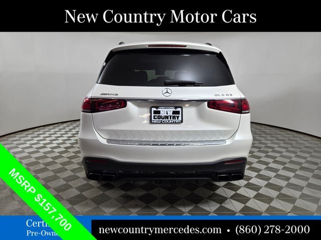 Certified Used 2021 White Mercedes-Benz GLS 63 AMG® image 4
