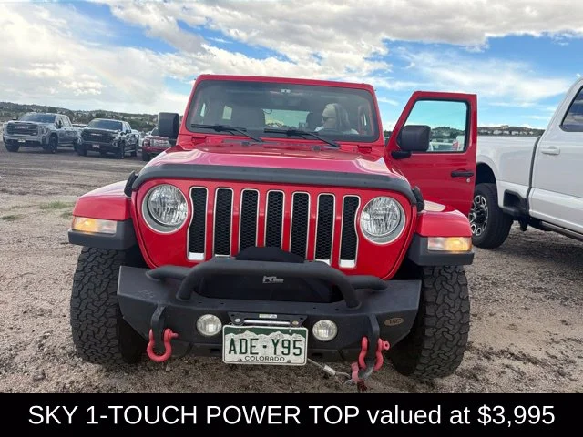Used 2018 Red Jeep Unlimited Sahara image 3