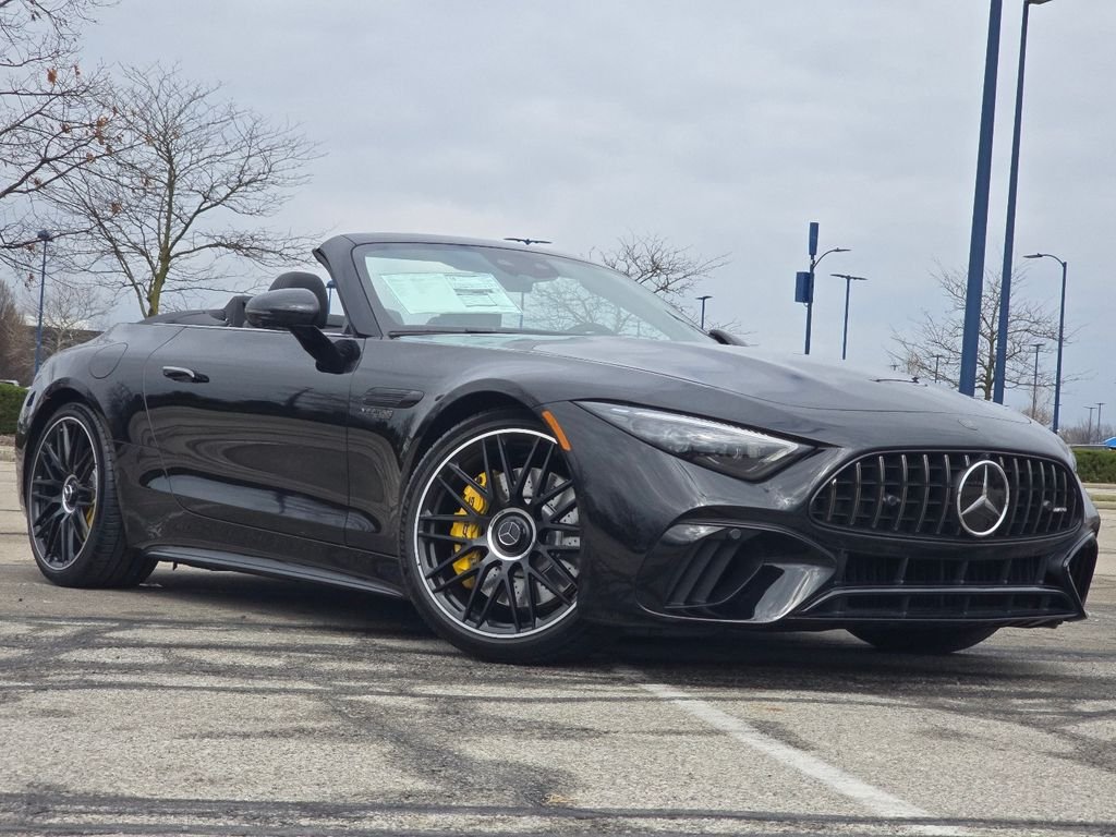 New 2026 Obsidian Black Metallic Mercedes-Benz SL 63 AMG® image 1