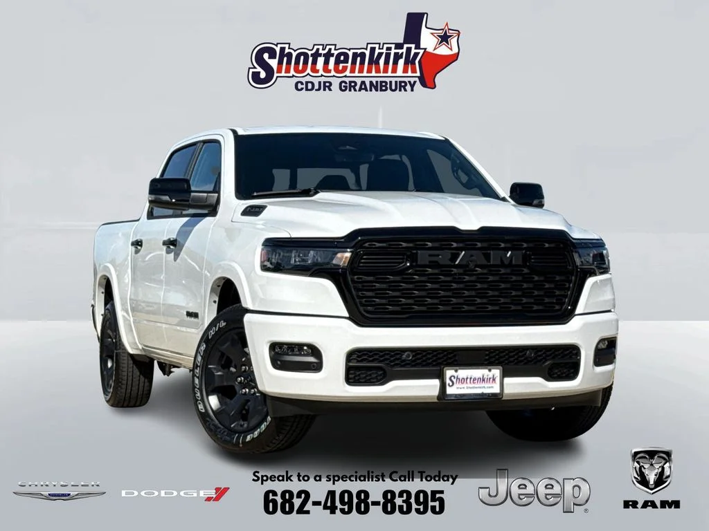 New 2026 Bright White Clear-Coat Exterior Paint RAM Big Horn/Lone Star image 1