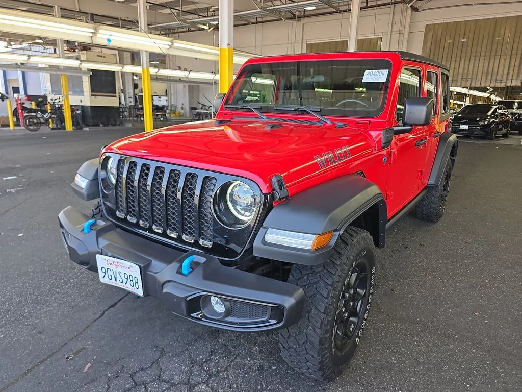 Used 2023 Red Jeep Willys 4xe image 1