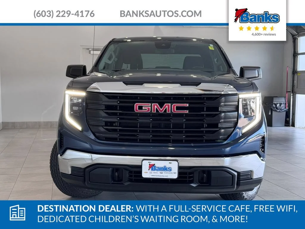 Used 2023 Pacific Blue Metallic GMC Pro image 3