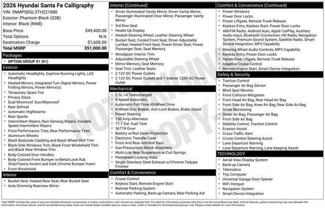 New 2026 Black Hyundai Calligraphy AWD image 26