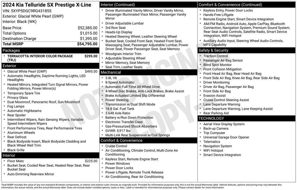 Certified Used 2024 White Kia SX-Prestige X-Line image 7