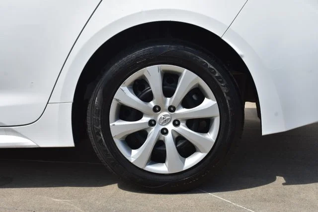 Used 2024 White Toyota LE image 8