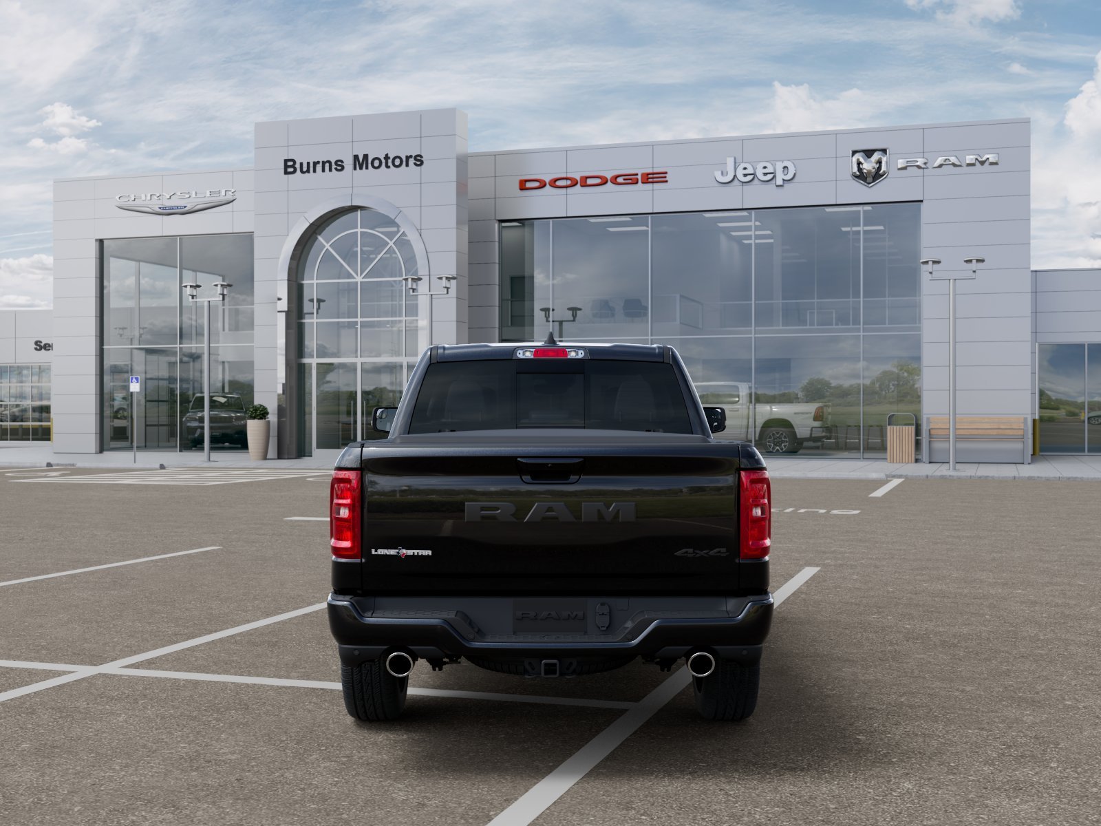 New 2026 Diamond Black Crystal Pearlcoat RAM Lone Star Sport image 33
