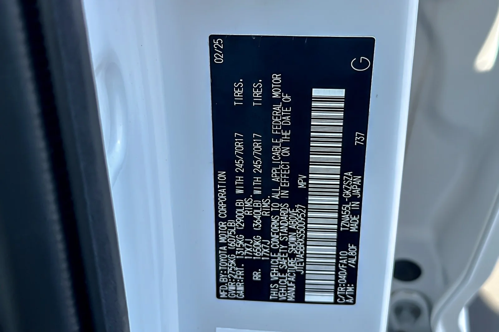 Certified Used 2025 Ice Cap Toyota SR5 image 28