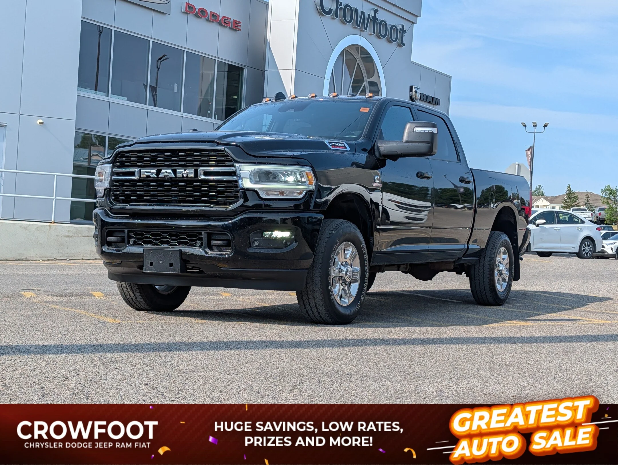 Certified Used 2024 Black RAM Big Horn - - 4x4 - Level II - Bed Utility - Sport Pkg - Safety Grp & More! image 1