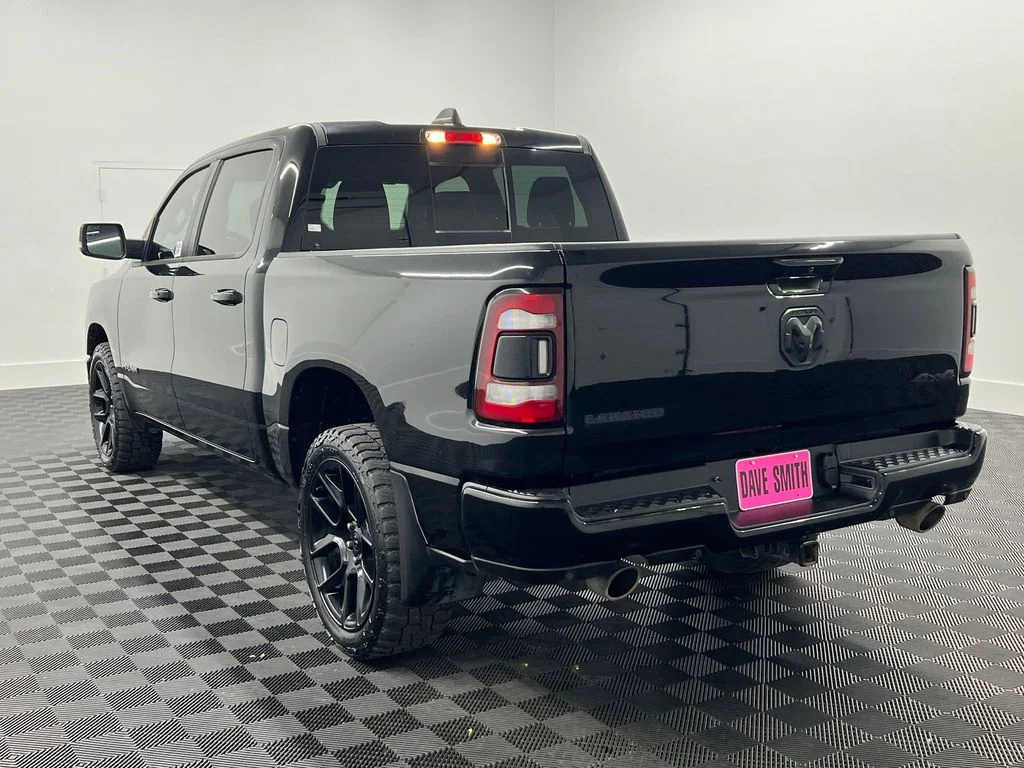 Certified Used 2024 Diamond Black Crystal Pearlcoat Ram Laramie image 3