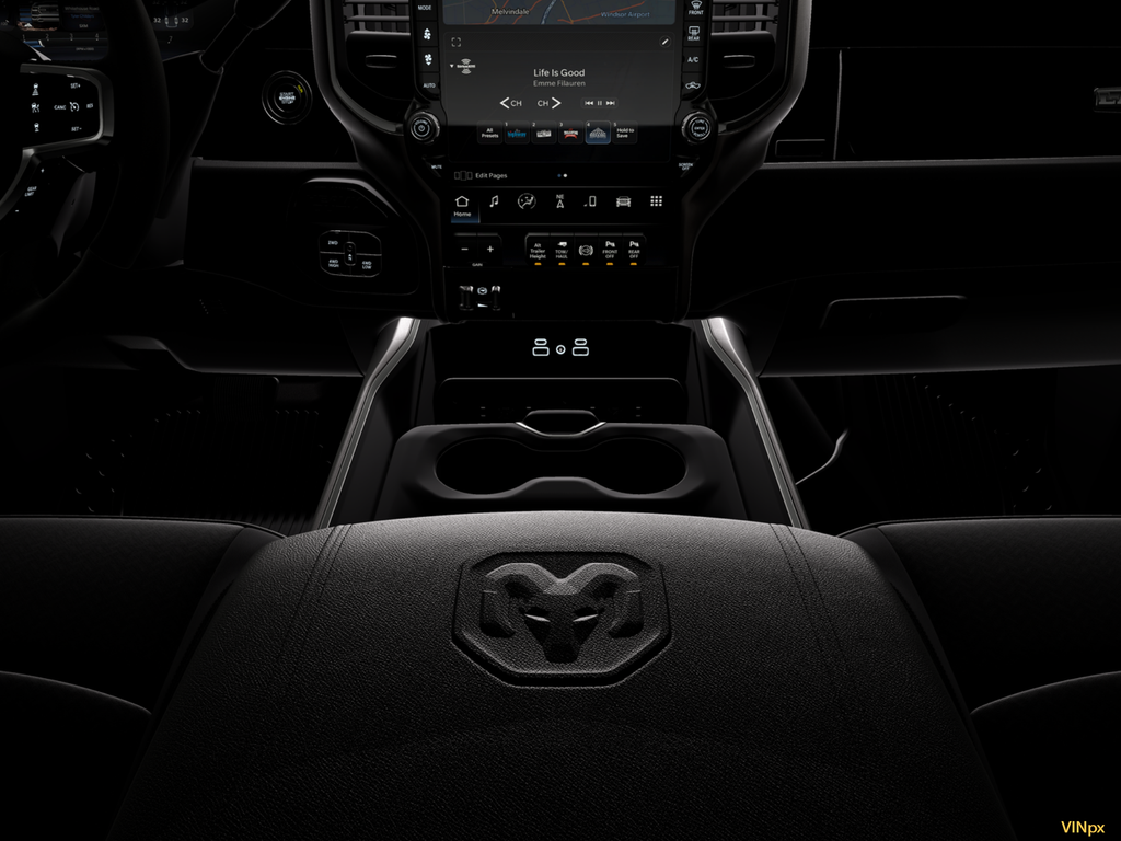 New 2026 Ceramic Gray Clear-Coat Exterior Paint RAM Laramie image 17