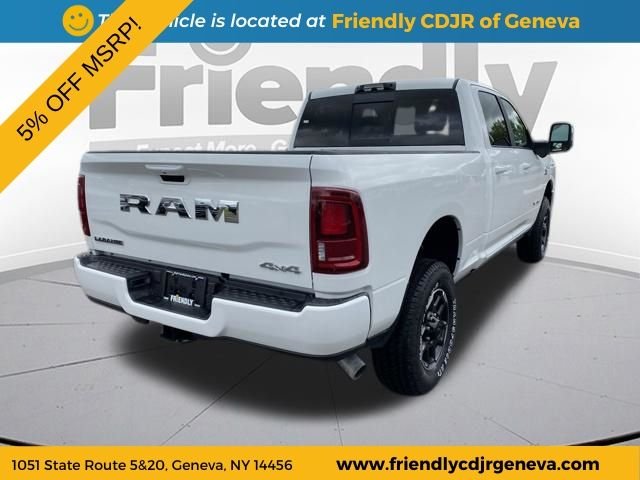 New 2026 Bright White Clear-Coat Exterior Paint RAM Laramie image 5